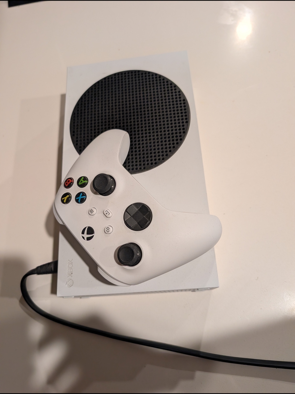 Xbox Series S Console with White Wireless Controller